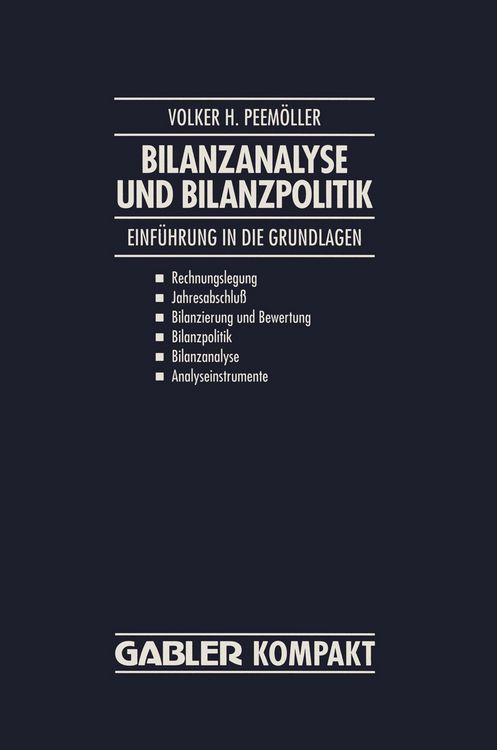 Produktbild: Bilanzanalyse und Bilanzpolitik