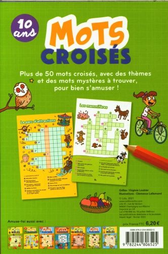 Produktbild: Mots crois&eacute;s : 10 ans