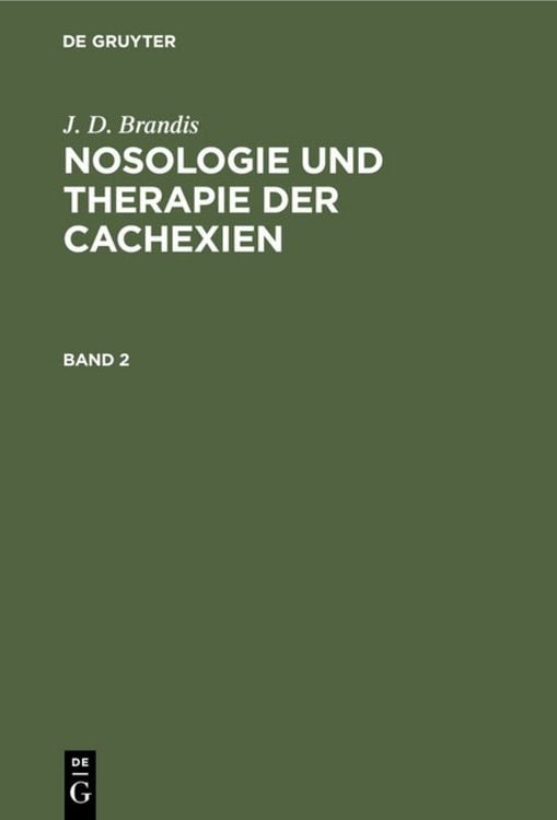Produktbild: Nosologie und Therapie der Cachexien. Band 2