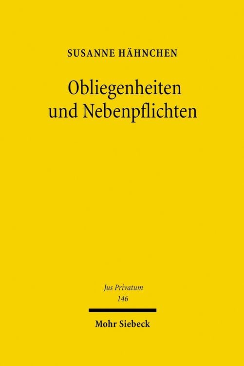 Produktbild: Obliegenheiten und Nebenpflichten