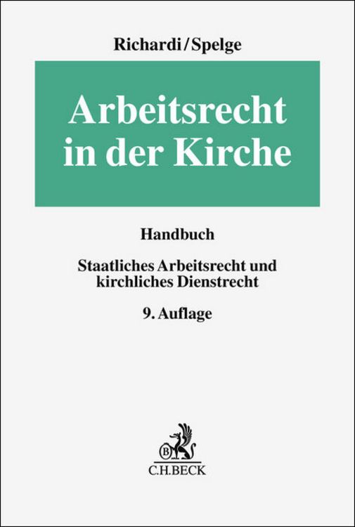 Produktbild: Arbeitsrecht in der Kirche