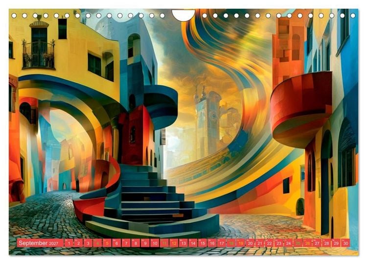 Produktbild: Das Paradies der tanzenden H&auml;user (Wandkalender 2027 DIN A4 quer), CALVENDO Monatskalender