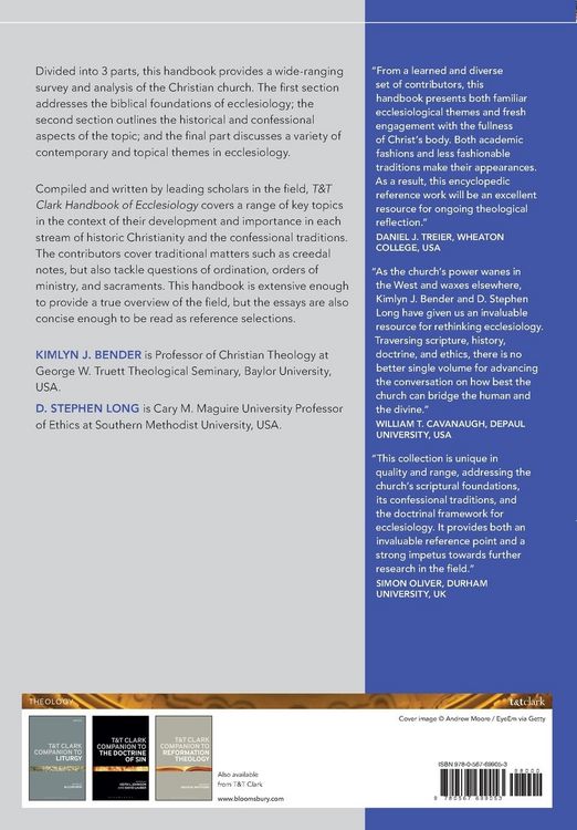 Produktbild: T&T Clark Handbook of Ecclesiology