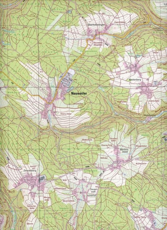 Produktbild: Neuweiler 1 : 25 000