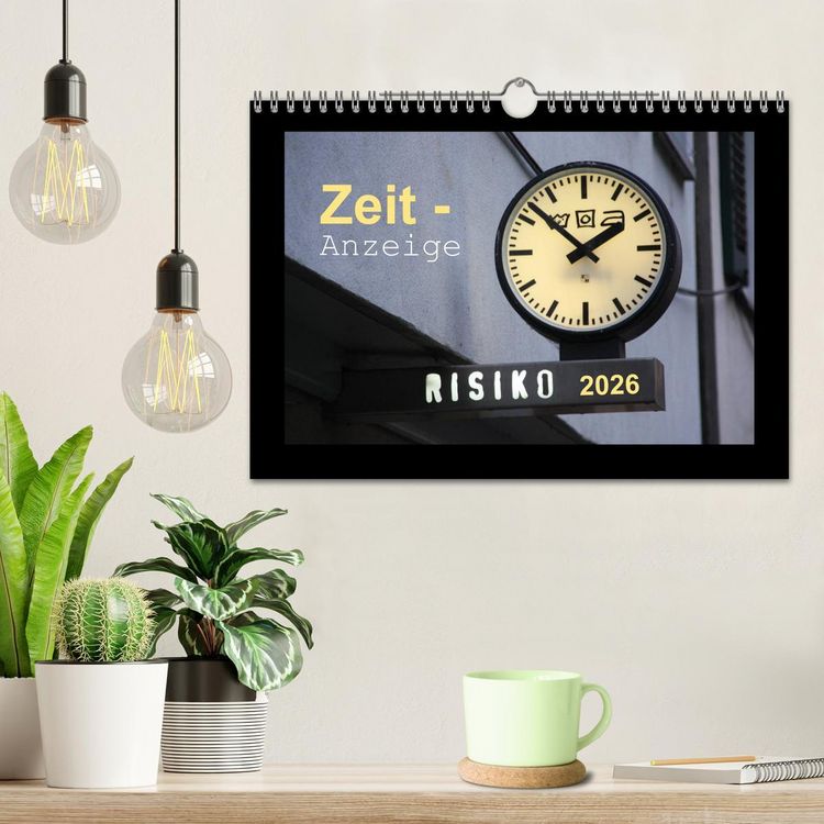 Produktbild: Zeit-Anzeige (Wandkalender 2026 DIN A4 quer), CALVENDO Monatskalender