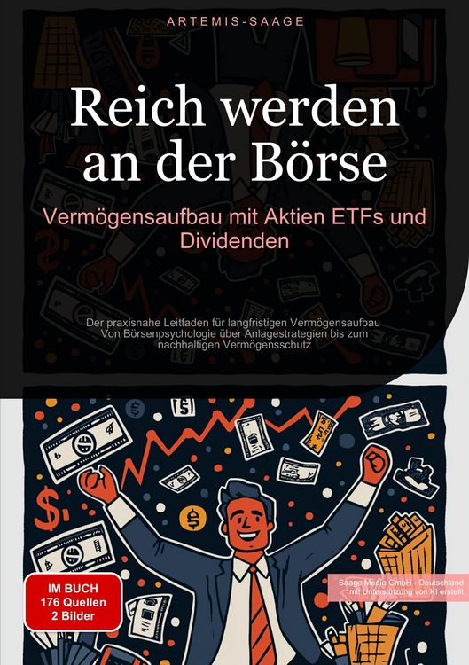 Produktbild: Reich werden an der B&ouml;rse: Verm&ouml;gensaufbau mit Aktien, ETFs und Dividenden