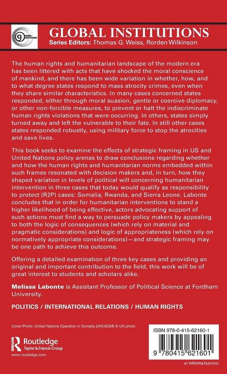 Produktbild: Human Rights and Humanitarian Norms, Strategic Framing, and Intervention
