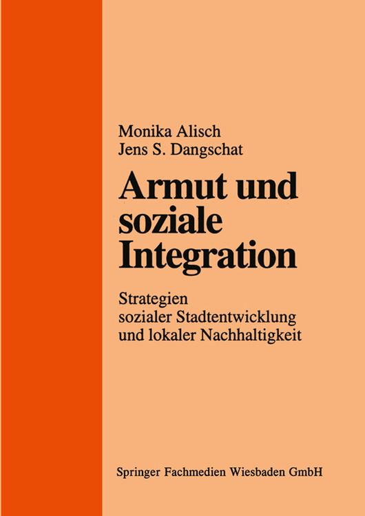 Produktbild: Armut und soziale Integration