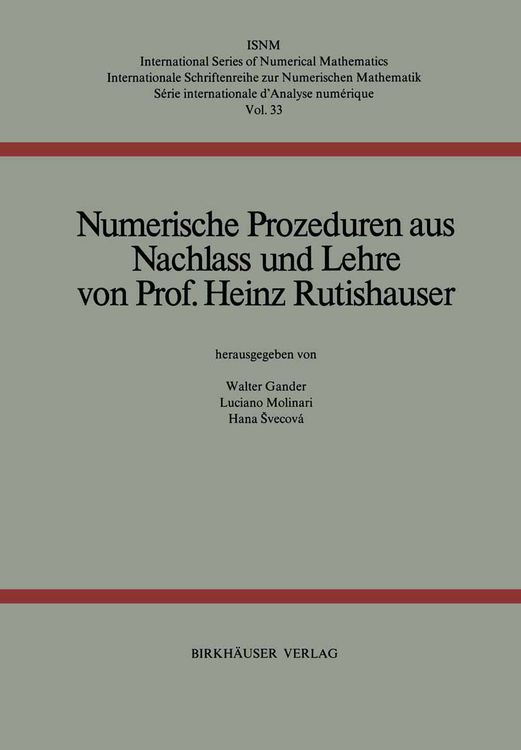 Produktbild: Numerische Prozeduren