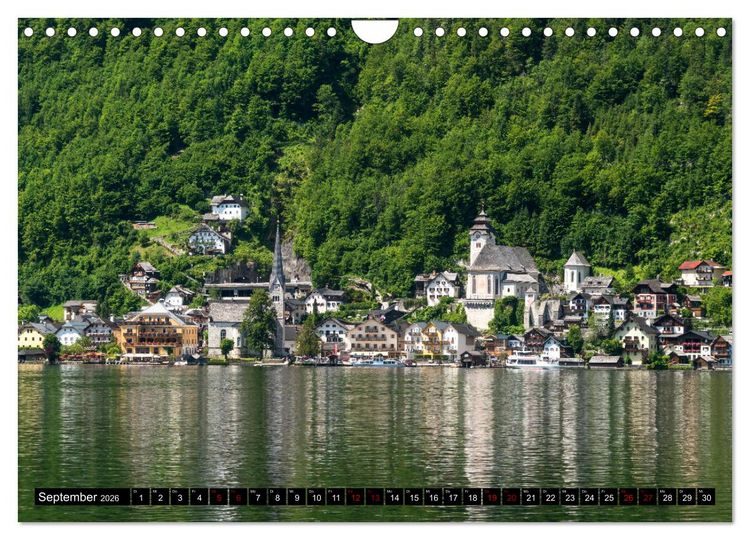 Produktbild: Welterberegion Hallstatt Dachstein (Wandkalender 2026 DIN A4 quer), CALVENDO Monatskalender