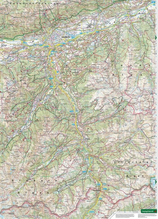 Produktbild: freytag & berndt Wanderkarte WK 0241 Innsbruck, Stubai - Sellrain - Brenner 1:50.000