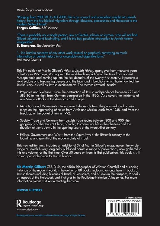 Produktbild: The Routledge Atlas of Jewish History