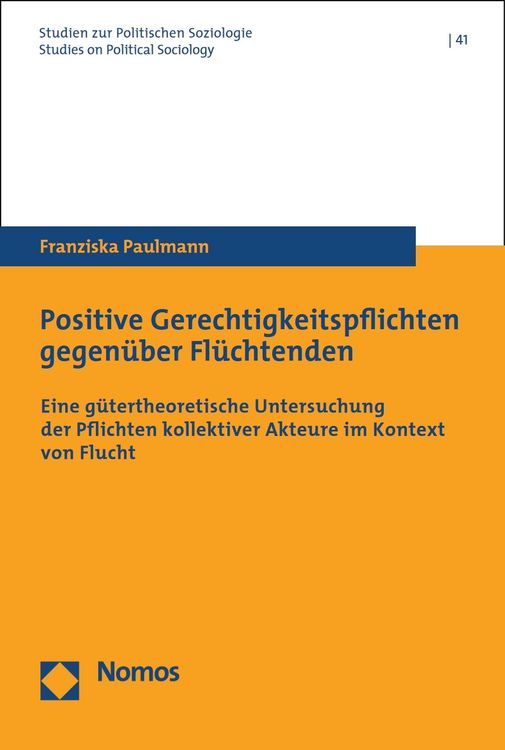Produktbild: Positive Gerechtigkeitspflichten gegen&uuml;ber Fl&uuml;chtenden