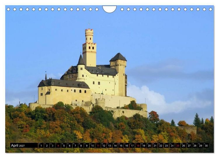 Produktbild: Der Rhein. Oberes Mittelrheintal von Bingen bis Koblenz (Wandkalender 2027 DIN A4 quer), CALVENDO Monatskalender