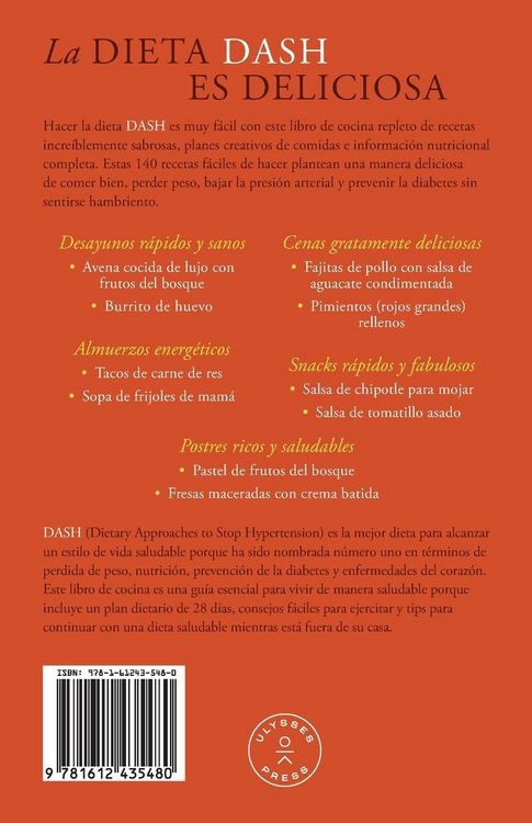 Produktbild: Libro de Cocina de la Dieta Dash
