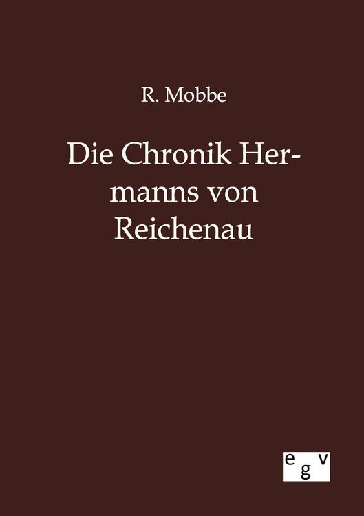 Produktbild: Die Chronik Hermanns von Reichenau