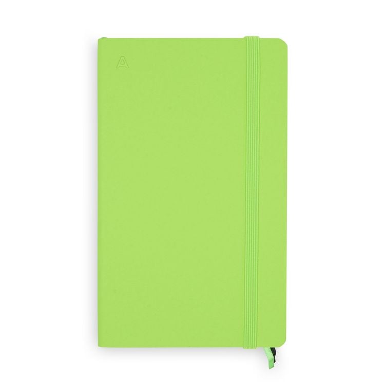 Produktbild: Notizbuch A6 Softcover Kiwi Green Blanko, 128 Seiten