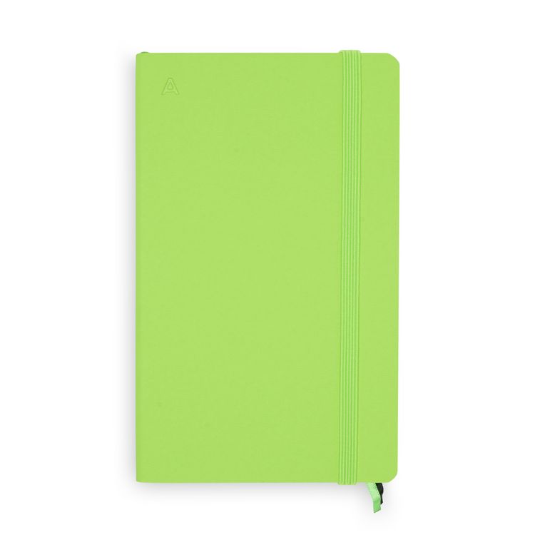 Produktbild: Notizbuch A6 Softcover Kiwi Green Liniert, 128 Seiten