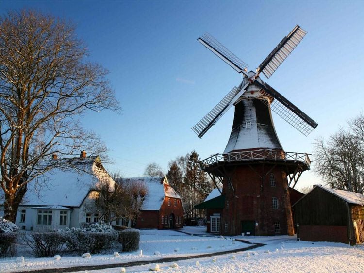 Produktbild: CALVENDO Puzzle Moorseer M&uuml;hle in Abbehausen | 1000 Teile Lege-Gr&ouml;&szlig;e 64x48cm Foto-Puzzle f&uuml;r gl&uuml;ckliche Stunden