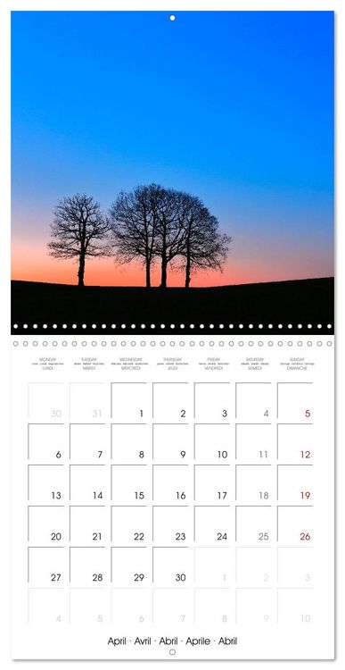Produktbild: Les paysages d'Allemagne (Calendrier mural carr&eacute; 2026 30x30 cm) Calendrier double avec une page pour vos prises de notes