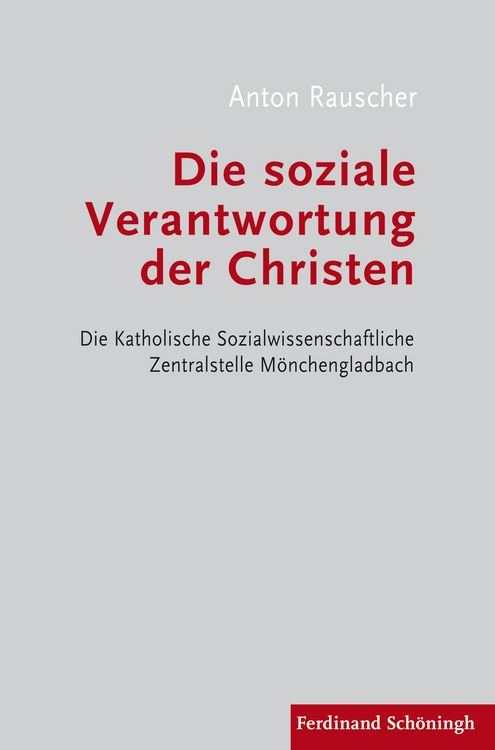 Produktbild: Die soziale Verantwortung der Christen