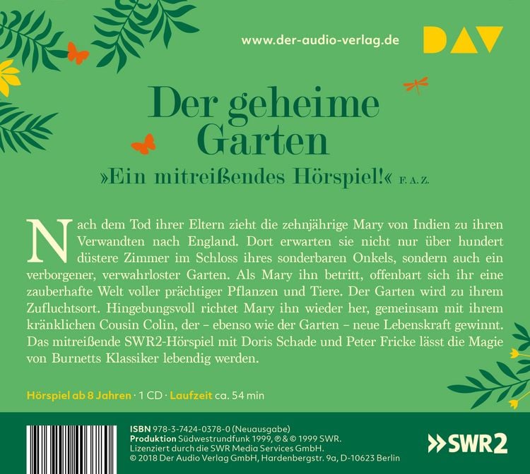 Produktbild: Der geheime Garten