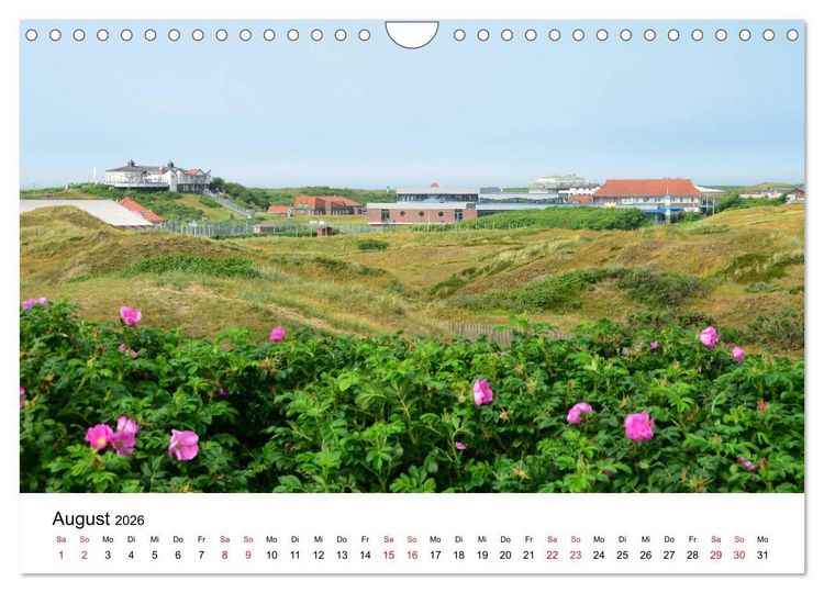 Produktbild: Langeoog - Sommer, Sonne, Strand (Wandkalender 2026 DIN A4 quer), CALVENDO Monatskalender