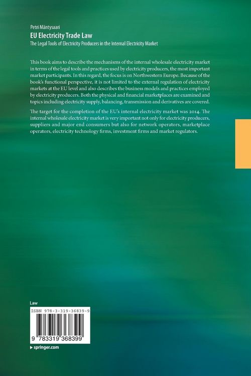 Produktbild: EU Electricity Trade Law