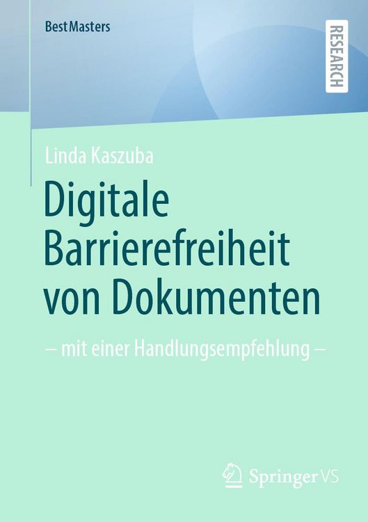 Produktbild: Digitale Barrierefreiheit von Dokumenten
