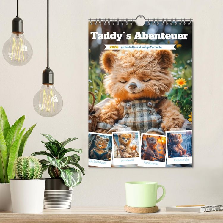 Produktbild: Taddy&acute;s Abenteuer (Wandkalender 2026 DIN A4 hoch), CALVENDO Monatskalender