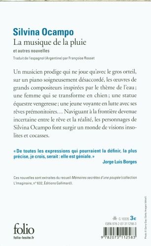 Produktbild: La musique de la pluie : et autres nouvelles