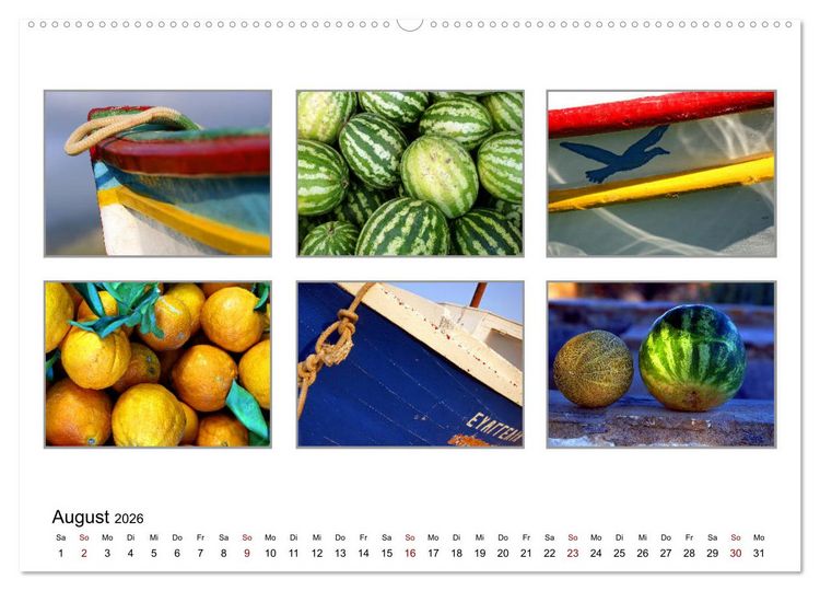 Produktbild: KYKLADEN Dem Licht ganz nah (hochwertiger Premium Wandkalender 2026 DIN A2 quer), Kunstdruck in Hochglanz