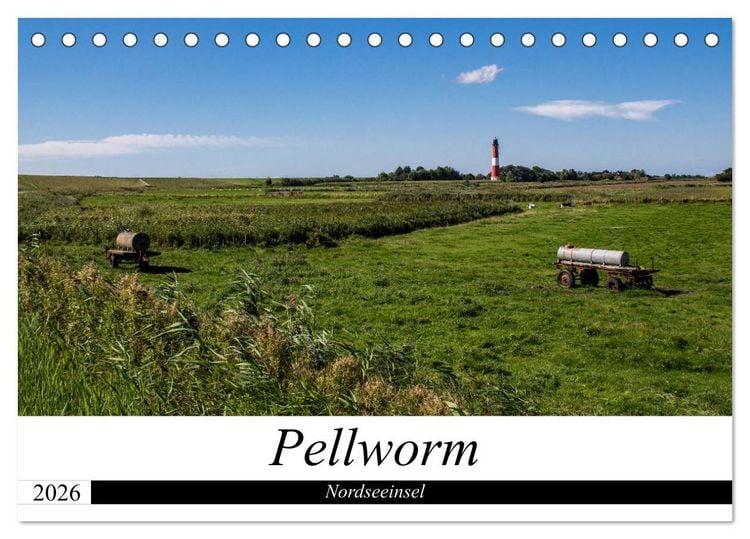 Produktbild: Nordseeinsel Pellworm 2026 (Tischkalender 2026 DIN A5 quer), CALVENDO Monatskalender