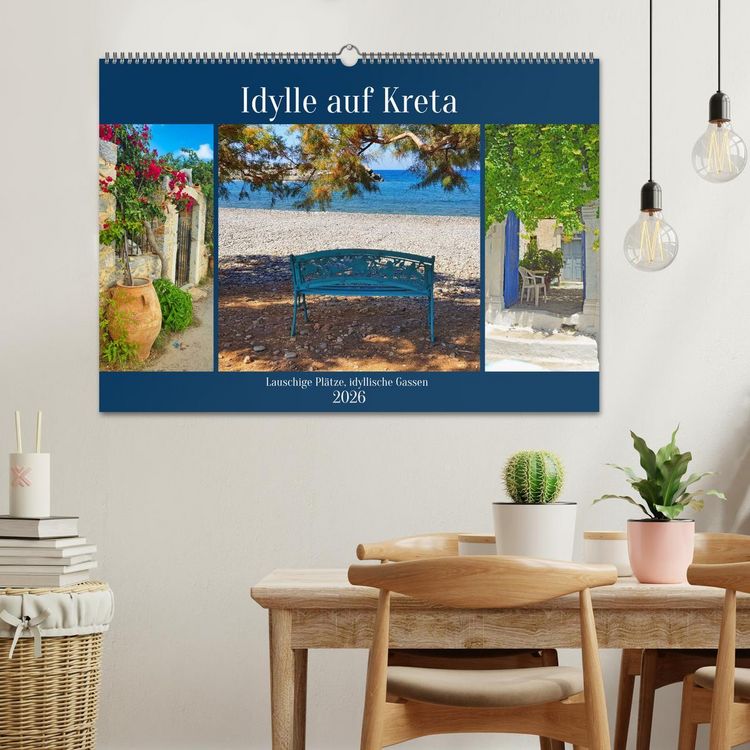 Produktbild: Idylle auf Kreta (Wandkalender 2026 DIN A2 quer), CALVENDO Monatskalender