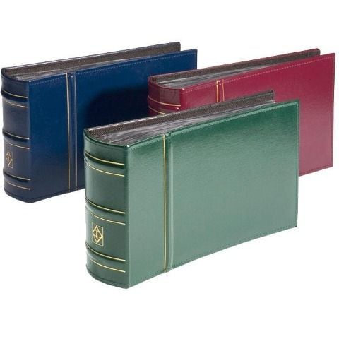 Produktbild: Album f&uuml;r bis zu 100 FDCs oder Briefe bis zu 195x130 mm, blau