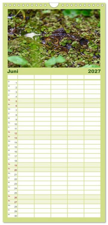 Produktbild: Familienplaner 2027 - Costa Rica - Naturparadies zwischen Karibik und Pazifik mit 5 Spalten (Wandkalender, 21 x 45 cm) CALVENDO