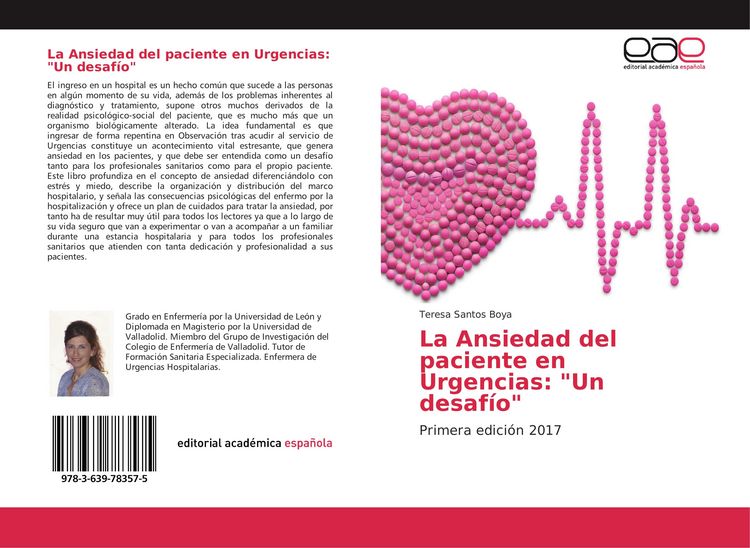 Produktbild: La Ansiedad del paciente en Urgencias: "Un desaf&iacute;o"