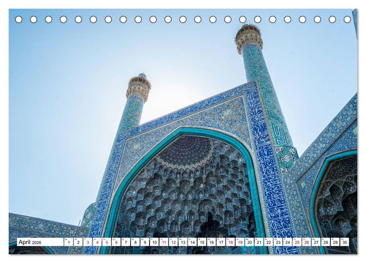 Produktbild: St&auml;dte des Irans - Isfahan (Tischkalender 2026 DIN A5 quer), CALVENDO Monatskalender