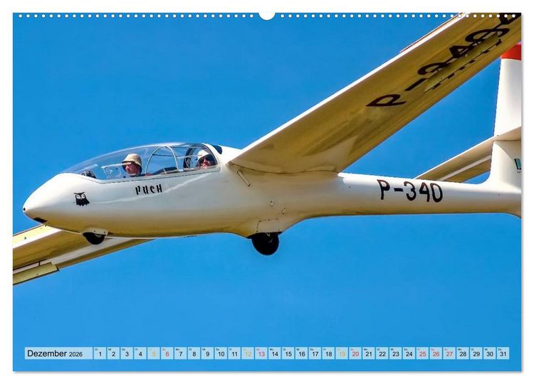 Produktbild: Segelfliegen - wie ein Vogel (Wandkalender 2026 DIN A2 quer), CALVENDO Monatskalender