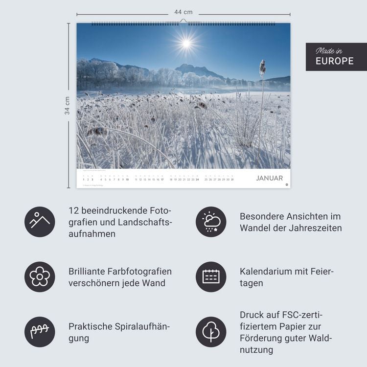 Produktbild: Seeblicke Posterkalender 2027