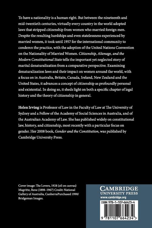 Produktbild: Citizenship, Alienage, and the Modern Constitutional State