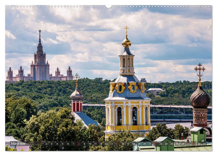 Produktbild: Moskauer Perspektiven (Wandkalender 2026 DIN A2 quer), CALVENDO Monatskalender