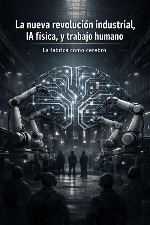 Produktbild: La nueva revoluci&oacute;n industrial, IA f&iacute;sica y trabajo humano: la f&aacute;brica como cerebro