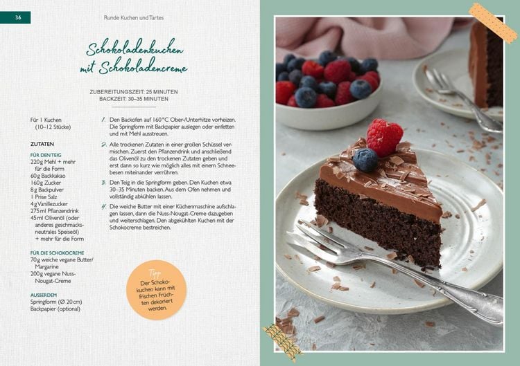 Produktbild: Das vegane Backbuch &ndash; schnell und einfach