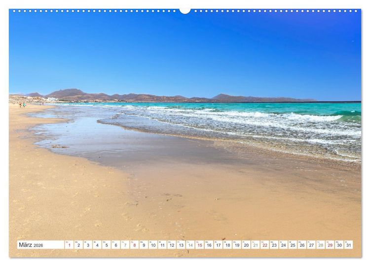 Produktbild: Fuerteventura - W&uuml;stenzauber und Meeresrauschen (hochwertiger Premium Wandkalender 2026 DIN A2 quer), Kunstdruck in Hochglanz