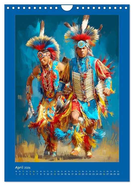 Produktbild: Omaha-Tanz. Grastanz der amerikanischen Ureinwohner (Wandkalender 2026 DIN A4 hoch), CALVENDO Monatskalender