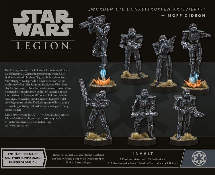 Produktbild: Star Wars: Legion - Imperiale Dunkeltruppen
