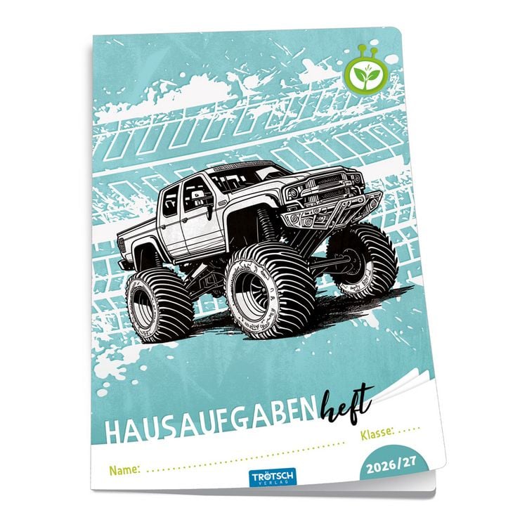 Produktbild: TR&Ouml;TSCH - Jahresbezogenes Hausaufgabenheft Grundschule Truck 26/27