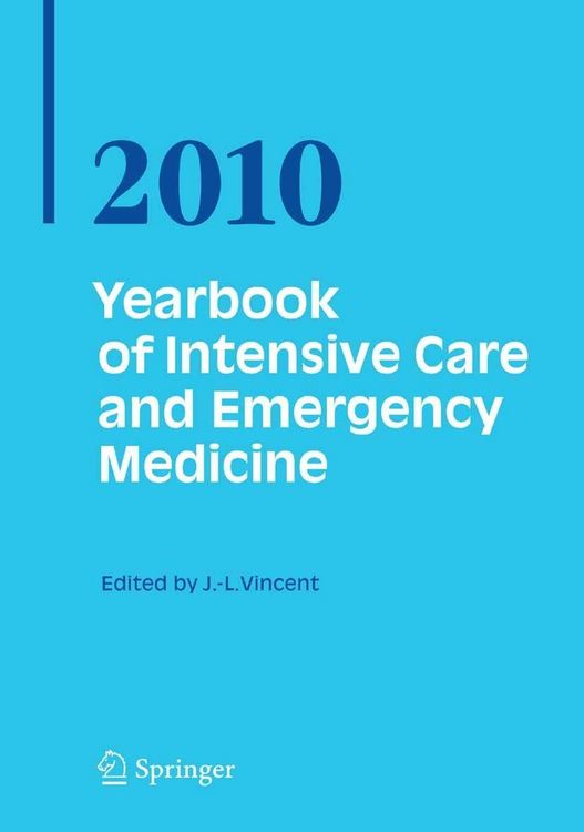 Produktbild: Yearbook of Intensive Care and Emergency Medicine 2010