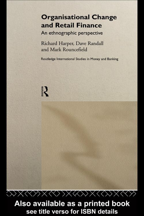 Produktbild: Organisational Change and Retail Finance